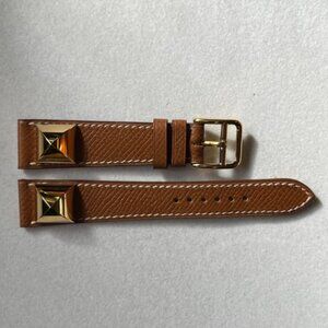 Dark Brown Hermes Medor Watch band